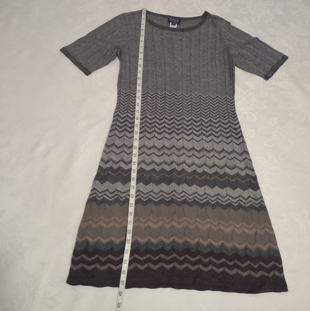 Pendleton Extra Fine Wool Sweater Knit Dress - image 6